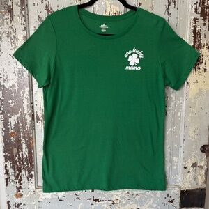 Chic Green Short Sleeve Tee - One Lucky Mama